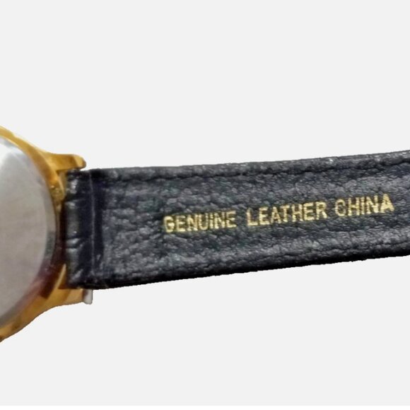 President Bill Clinton Watch Runs Backwards Novelty Working Leather Band - Picture 7 of 9